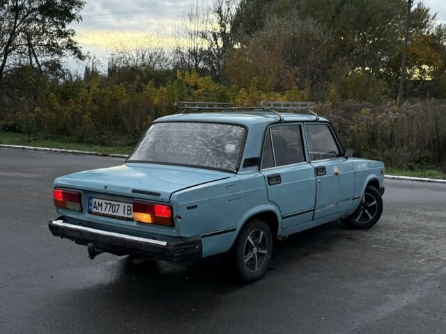 ВАЗ 2107 1995 в Андрушевке на Automoto.ua Синий ВАЗ 2107, объемом двигателя 1.5 л и пробегом 20 тыс. км за 750 $, фото 5 на Automoto.ua