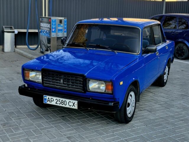 Синий ВАЗ 2107, объемом двигателя 6 л и пробегом 72 тыс. км за 716 $, фото 6 на Automoto.ua