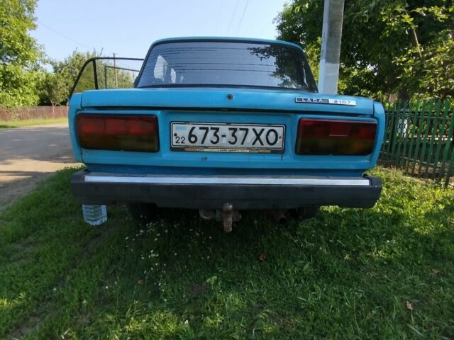 Синий ВАЗ 2107, объемом двигателя 1.5 л и пробегом 777 тыс. км за 473 $, фото 10 на Automoto.ua