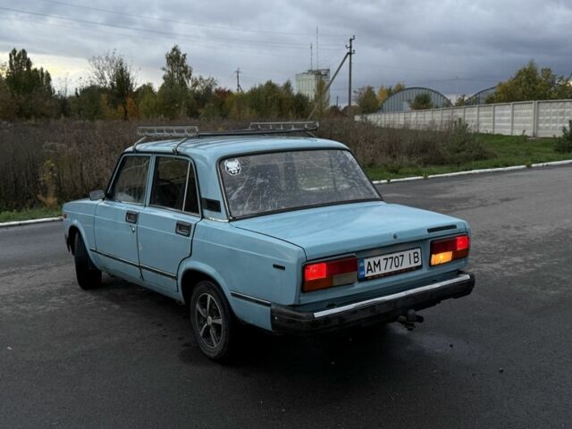 ВАЗ 2107 1995 в Андрушевке на Automoto.ua Синий ВАЗ 2107, объемом двигателя 1.5 л и пробегом 20 тыс. км за 750 $, фото 4 на Automoto.ua