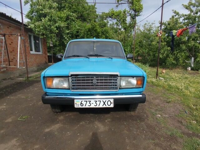 Синий ВАЗ 2107, объемом двигателя 1.5 л и пробегом 777 тыс. км за 473 $, фото 6 на Automoto.ua