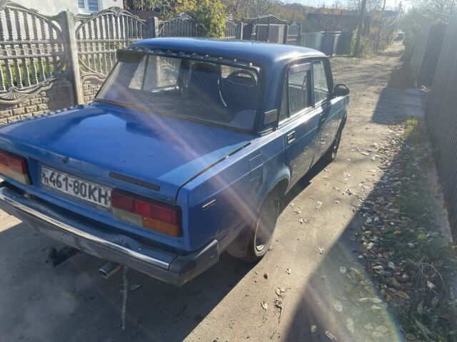 Синий ВАЗ 2107, объемом двигателя 1.5 л и пробегом 45 тыс. км за 430 $, фото 1 на Automoto.ua