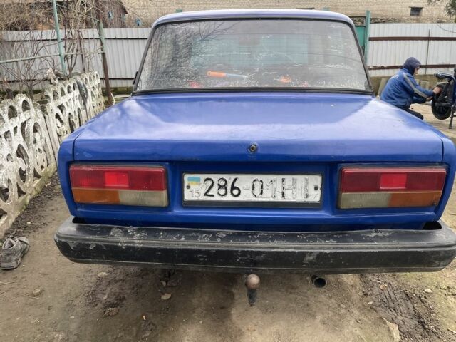 Синий ВАЗ 2107, объемом двигателя 1.5 л и пробегом 3 тыс. км за 829 $, фото 2 на Automoto.ua