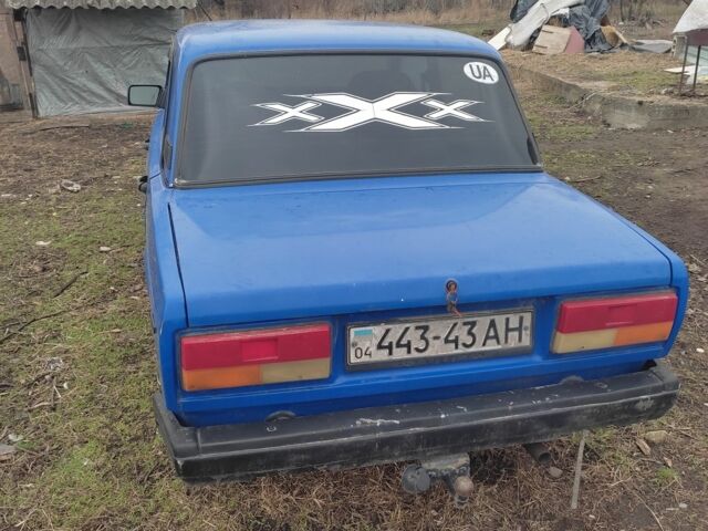ВАЗ 2107 1996 в Новомосковске на Automoto.ua Синий ВАЗ 2107, объемом двигателя 1.5 л и пробегом 230 тыс. км за 500 $, фото 5 на Automoto.ua