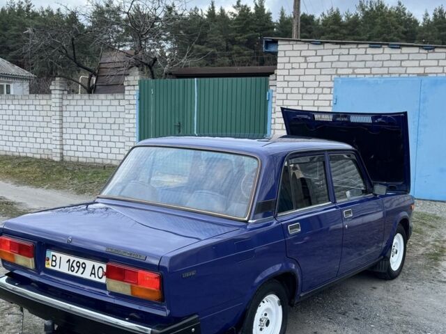 Синий ВАЗ 2107, объемом двигателя 1.5 л и пробегом 70 тыс. км за 1999 $, фото 4 на Automoto.ua