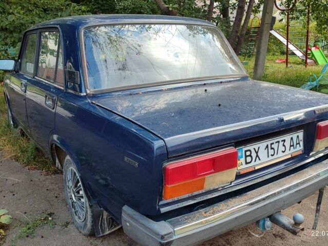 Синій ВАЗ 2107, об'ємом двигуна 1.5 л та пробігом 200 тис. км за 1200 $, фото 5 на Automoto.ua