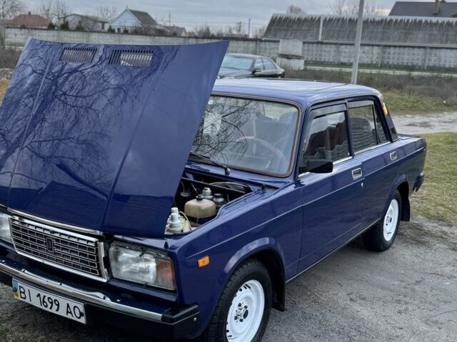 Синий ВАЗ 2107, объемом двигателя 1.5 л и пробегом 70 тыс. км за 1999 $, фото 2 на Automoto.ua