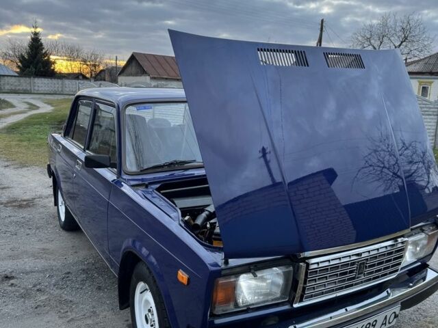 Синий ВАЗ 2107, объемом двигателя 1.5 л и пробегом 70 тыс. км за 1999 $, фото 1 на Automoto.ua