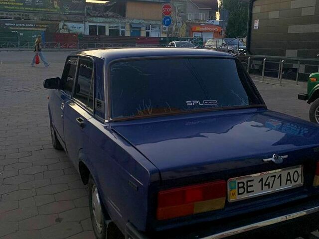 Синий ВАЗ 2107, объемом двигателя 1.3 л и пробегом 56 тыс. км за 1100 $, фото 7 на Automoto.ua
