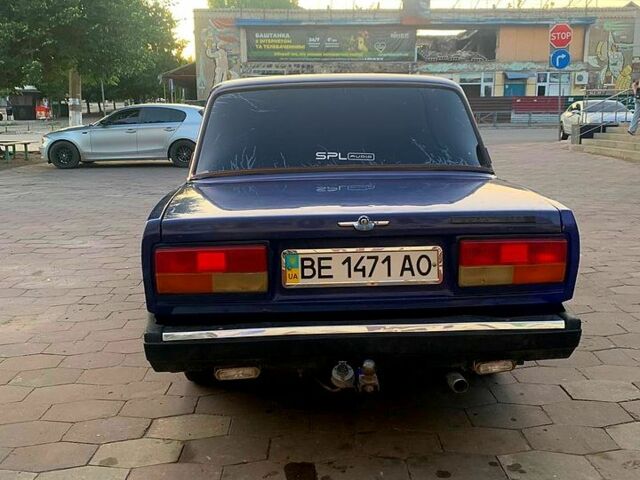 Синий ВАЗ 2107, объемом двигателя 1.3 л и пробегом 56 тыс. км за 1100 $, фото 3 на Automoto.ua