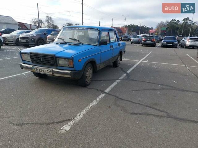 Синий ВАЗ 2107, объемом двигателя 1.45 л и пробегом 98 тыс. км за 600 $, фото 1 на Automoto.ua