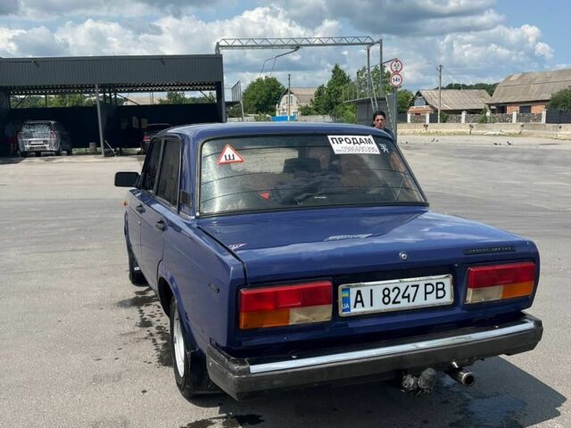 Синий ВАЗ 2107, объемом двигателя 1.5 л и пробегом 1 тыс. км за 1300 $, фото 1 на Automoto.ua