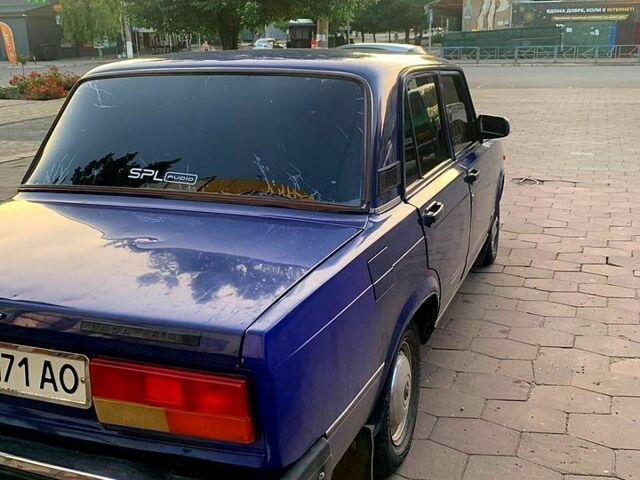 Синий ВАЗ 2107, объемом двигателя 1.3 л и пробегом 56 тыс. км за 1100 $, фото 1 на Automoto.ua