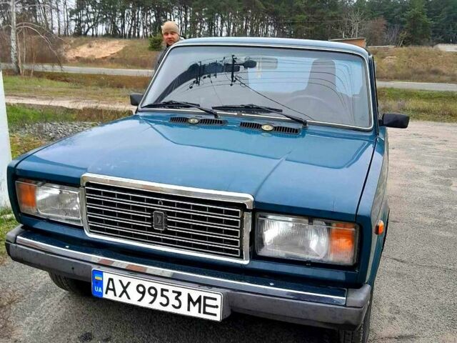 Синій ВАЗ 2107, об'ємом двигуна 1.5 л та пробігом 130 тис. км за 1200 $, фото 1 на Automoto.ua