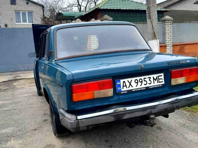 Синий ВАЗ 2107, объемом двигателя 1.5 л и пробегом 130 тыс. км за 1200 $, фото 4 на Automoto.ua