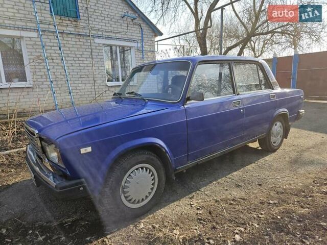Синий ВАЗ 2107, объемом двигателя 1.5 л и пробегом 104 тыс. км за 1250 $, фото 2 на Automoto.ua
