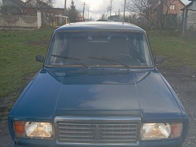 Синий ВАЗ 2107, объемом двигателя 1.5 л и пробегом 70 тыс. км за 670 $, фото 1 на Automoto.ua