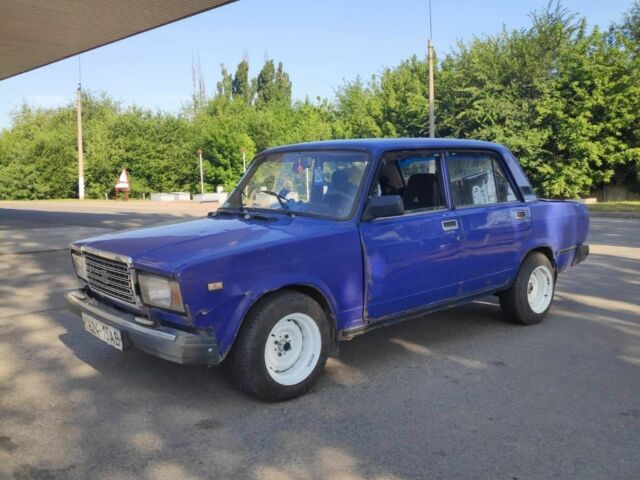 Синий ВАЗ 2107, объемом двигателя 0 л и пробегом 350 тыс. км за 650 $, фото 5 на Automoto.ua