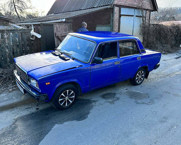 Синий ВАЗ 2107, объемом двигателя 1.45 л и пробегом 49 тыс. км за 799 $, фото 1 на Automoto.ua