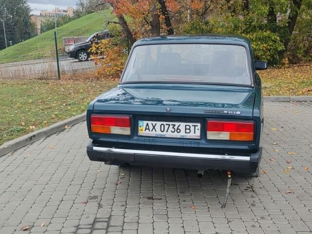 Синий ВАЗ 2107, объемом двигателя 1.5 л и пробегом 39 тыс. км за 1500 $, фото 2 на Automoto.ua