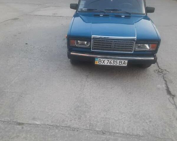Синий ВАЗ 2107, объемом двигателя 1.45 л и пробегом 37 тыс. км за 900 $, фото 3 на Automoto.ua