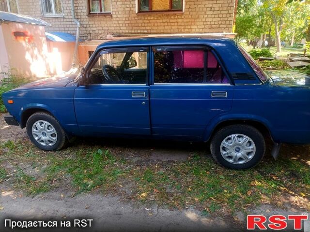 Синий ВАЗ 2107, объемом двигателя 1.5 л и пробегом 123 тыс. км за 1400 $, фото 1 на Automoto.ua