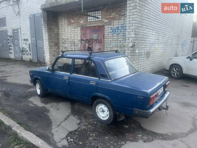 Синий ВАЗ 2107, объемом двигателя 1.5 л и пробегом 78 тыс. км за 950 $, фото 1 на Automoto.ua