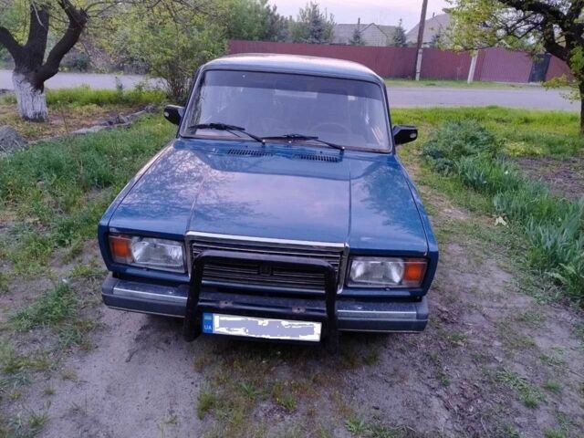 Синий ВАЗ 2107, объемом двигателя 1.6 л и пробегом 214 тыс. км за 1201 $, фото 1 на Automoto.ua