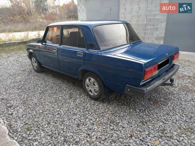Синій ВАЗ 2107, об'ємом двигуна 1.45 л та пробігом 150 тис. км за 1550 $, фото 8 на Automoto.ua