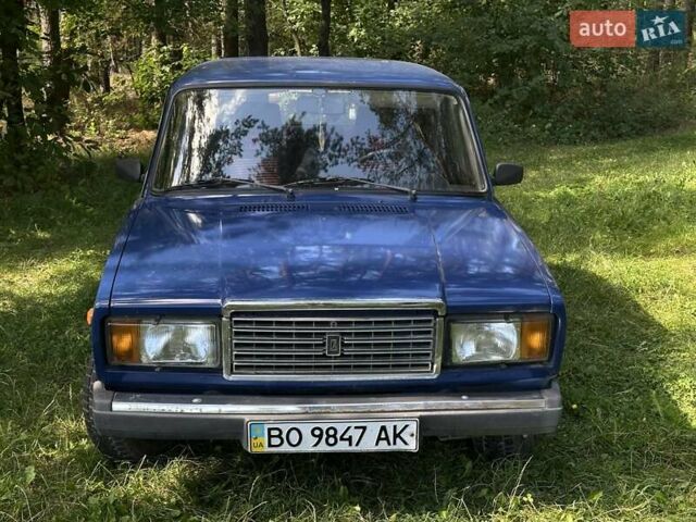 Синій ВАЗ 2107, об'ємом двигуна 1.57 л та пробігом 130 тис. км за 1200 $, фото 2 на Automoto.ua