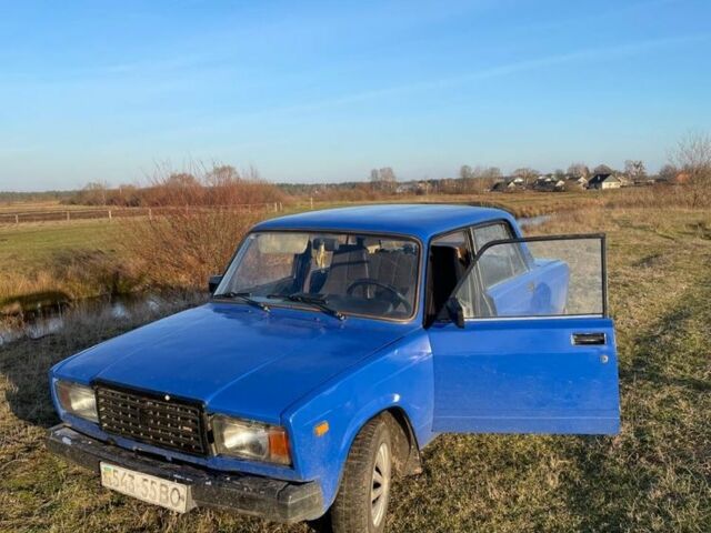 Синий ВАЗ 2107, объемом двигателя 1.3 л и пробегом 150 тыс. км за 720 $, фото 1 на Automoto.ua