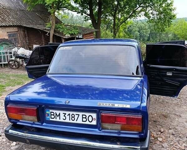 Синий ВАЗ 2107, объемом двигателя 1.6 л и пробегом 82 тыс. км за 1900 $, фото 2 на Automoto.ua