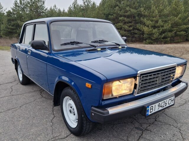 Синий ВАЗ 2107, объемом двигателя 1.5 л и пробегом 168 тыс. км за 1600 $, фото 2 на Automoto.ua