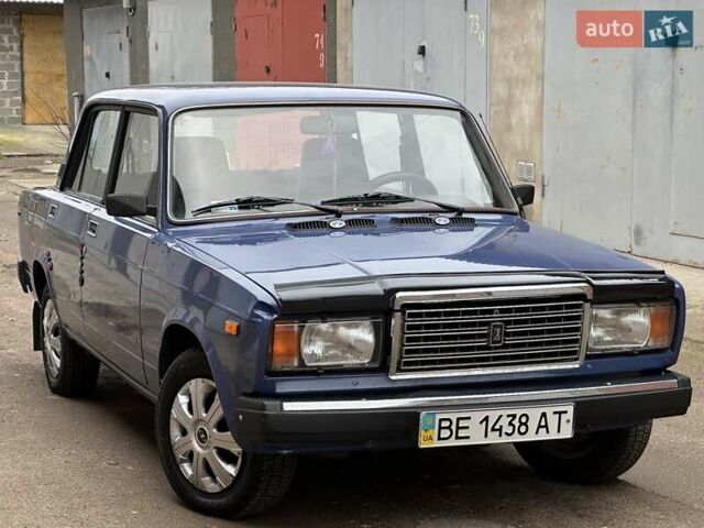 Синий ВАЗ 2107, объемом двигателя 1.45 л и пробегом 40 тыс. км за 1650 $, фото 2 на Automoto.ua