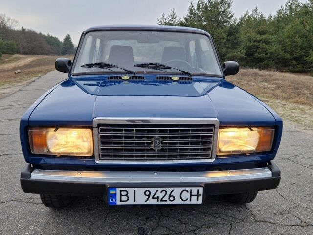 Синий ВАЗ 2107, объемом двигателя 1.5 л и пробегом 168 тыс. км за 1600 $, фото 1 на Automoto.ua