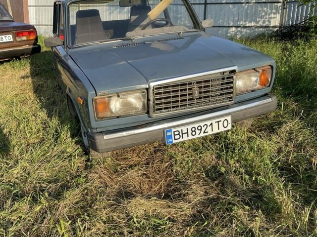 Синий ВАЗ 2107, объемом двигателя 0 л и пробегом 65 тыс. км за 350 $, фото 2 на Automoto.ua