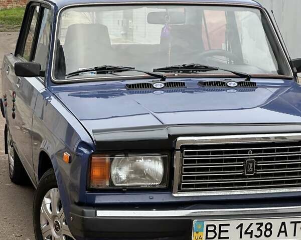 Синий ВАЗ 2107, объемом двигателя 1.45 л и пробегом 40 тыс. км за 1650 $, фото 1 на Automoto.ua