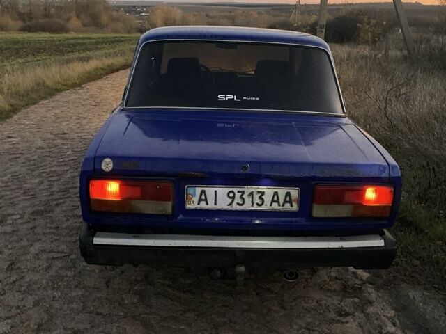 Синий ВАЗ 2107, объемом двигателя 1.5 л и пробегом 120 тыс. км за 559 $, фото 3 на Automoto.ua