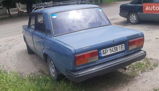 Синий ВАЗ 2107, объемом двигателя 1.4 л и пробегом 90 тыс. км за 1800 $, фото 1 на Automoto.ua