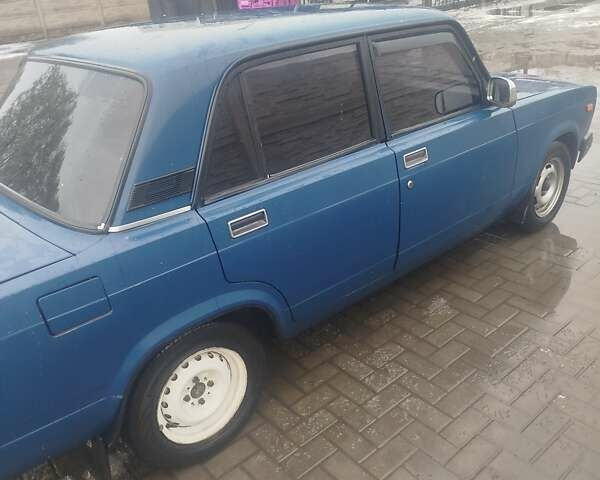 Синий ВАЗ 2107, объемом двигателя 1.57 л и пробегом 153 тыс. км за 1350 $, фото 2 на Automoto.ua
