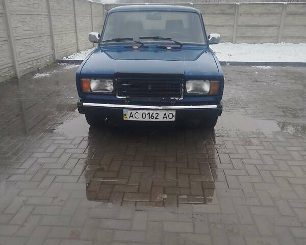 Синий ВАЗ 2107, объемом двигателя 1.57 л и пробегом 153 тыс. км за 1350 $, фото 5 на Automoto.ua
