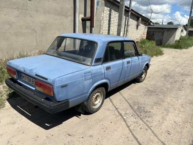 Синий ВАЗ 2107, объемом двигателя 1.5 л и пробегом 351 тыс. км за 980 $, фото 1 на Automoto.ua
