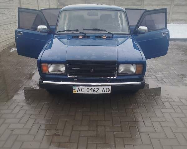 Синий ВАЗ 2107, объемом двигателя 1.57 л и пробегом 153 тыс. км за 1350 $, фото 4 на Automoto.ua