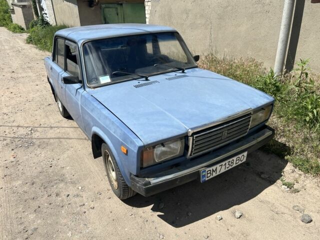 Синий ВАЗ 2107, объемом двигателя 1.5 л и пробегом 351 тыс. км за 980 $, фото 2 на Automoto.ua