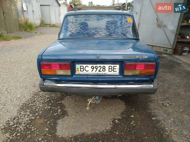 Синий ВАЗ 2107, объемом двигателя 1.6 л и пробегом 147 тыс. км за 900 $, фото 3 на Automoto.ua
