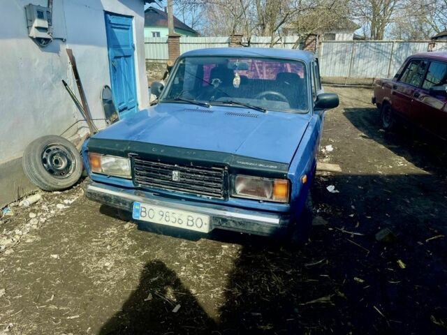 Синий ВАЗ 2107, объемом двигателя 1.5 л и пробегом 50 тыс. км за 550 $, фото 4 на Automoto.ua