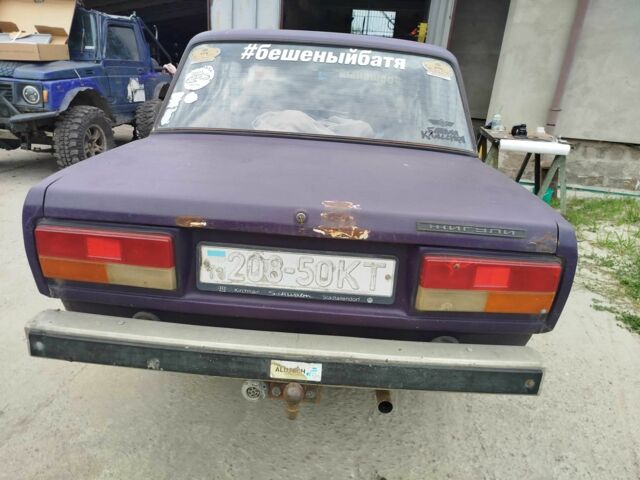 Синій ВАЗ 2107, об'ємом двигуна 1.7 л та пробігом 200 тис. км за 550 $, фото 2 на Automoto.ua