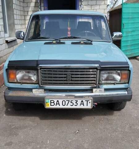 Синий ВАЗ 2107, объемом двигателя 1.57 л и пробегом 140 тыс. км за 1300 $, фото 1 на Automoto.ua