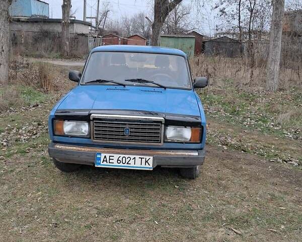 Синий ВАЗ 2107, объемом двигателя 1.5 л и пробегом 76 тыс. км за 1150 $, фото 1 на Automoto.ua