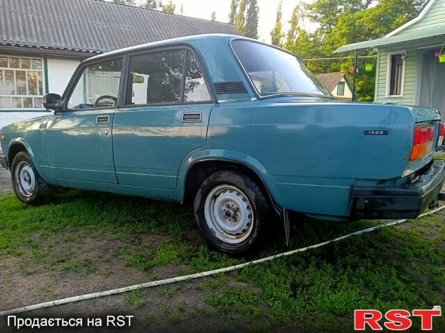 Синий ВАЗ 2107, объемом двигателя 1.5 л и пробегом 148 тыс. км за 1750 $, фото 1 на Automoto.ua